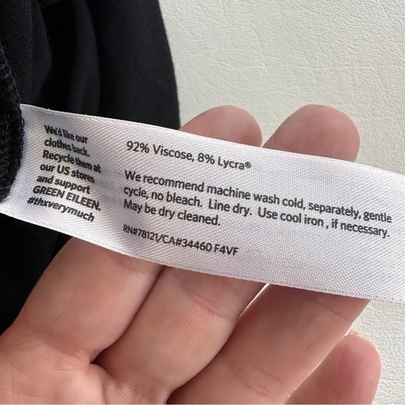 Eileen Fisher The Fisher Project Sleeveless Jersey Jumpsuit in Black M - Picture 9 of 9